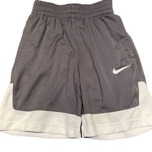 EUC Nike Boys Gray Basketball Shorts- Size Small